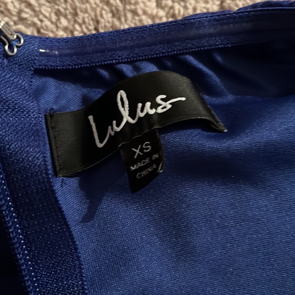 Sleeveless Royal Blue Lulus Dress - Picture 3 of 3